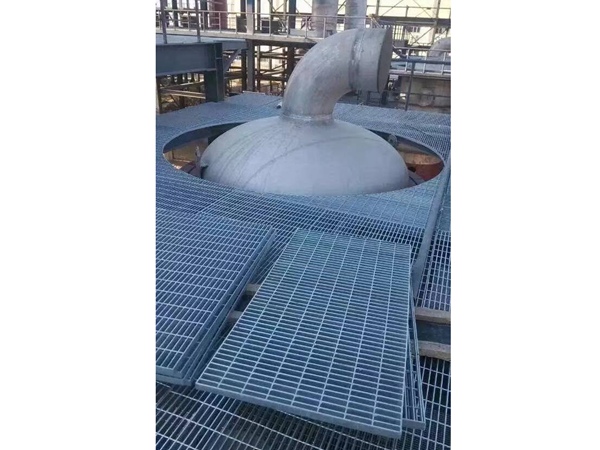 山东锅炉平台钢格板安装案例